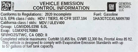 2020 Chevrolet Express 3500