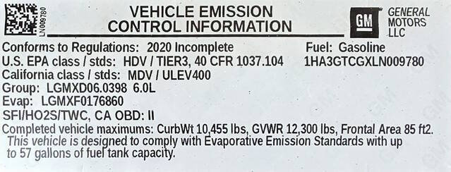 2020 Chevrolet Express 3500