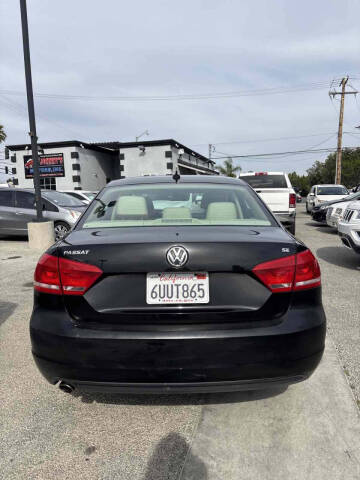 2012 Volkswagen Passat SE PZEV