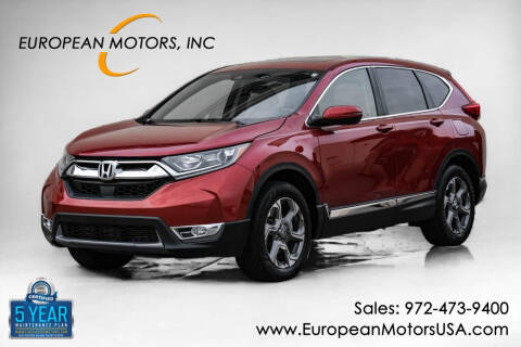 2017 Honda CR-V for sale at European Motors Inc in Plano TX