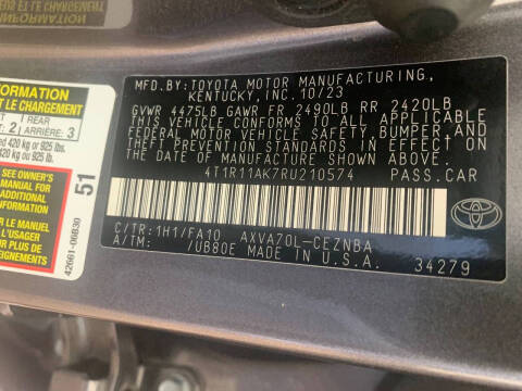 2024 Toyota Camry LE