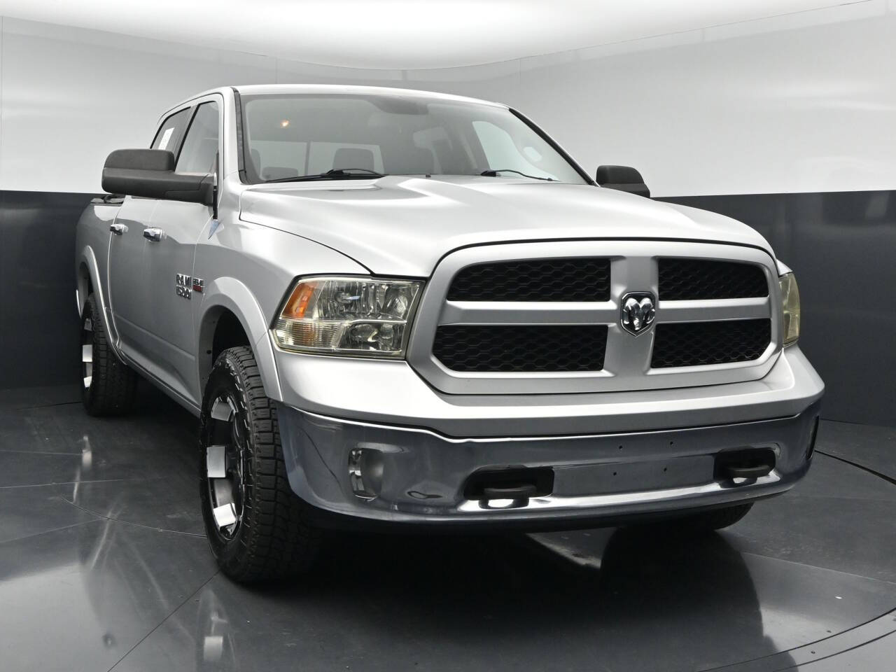 Silver 2013 Ram 1500 SLT 4x4 SLT 4dr Crew Cab 5.5 ft. SB Pickup 1