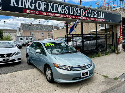 2012 Honda Civic for sale at King Of Kings Used Cars in North Bergen NJ