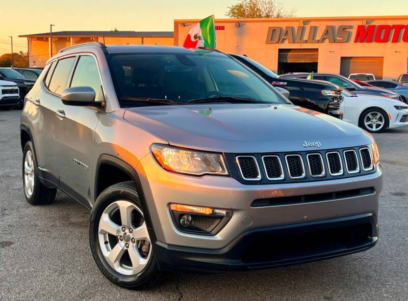 Used 2018 Jeep Compass Latitude with VIN 3C4NJDBB8JT435197 for sale in Garland, TX