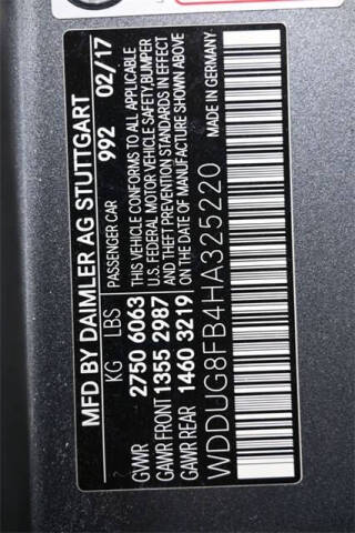 2017 Mercedes-Benz S-Class S 550 4MATIC