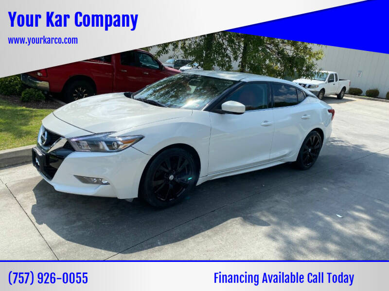 2017 Nissan Maxima for sale at Your Kar Company in Norfolk VA