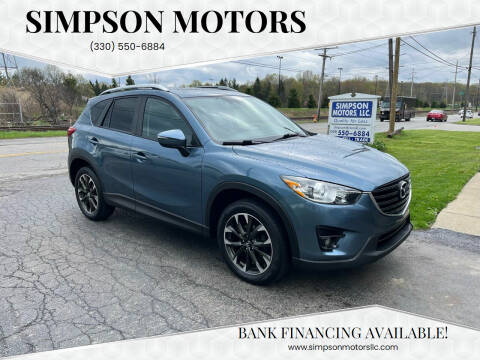 2016 Mazda CX-5 for sale at SIMPSON MOTORS in Youngstown OH