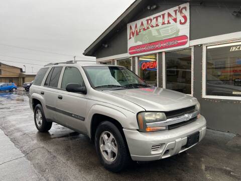2004 Chevrolet TrailBlazer for sale at Martins Auto Sales in Shelbyville KY