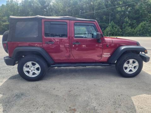 2013 Jeep Wrangler Unlimited for sale at Sandhills Motor Sports LLC in Laurinburg NC