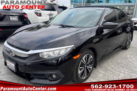 2016 Honda Civic for sale at PARAMOUNT AUTO CENTER in Downey CA