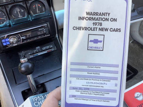 1978 Chevrolet Corvette