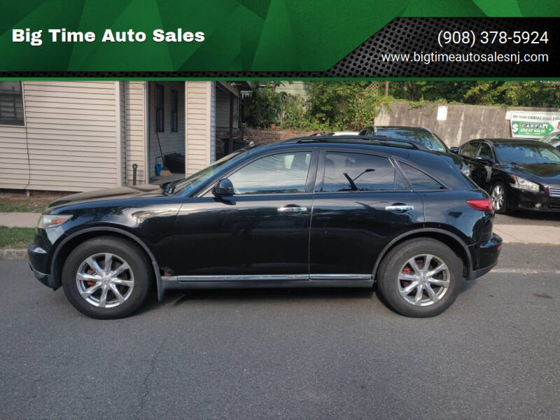 2008 Infiniti FX35 for sale at Big Time Auto Sales in Vauxhall NJ