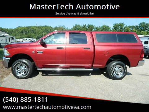 2012 RAM 2500 for sale at MasterTech Automotive in Staunton VA