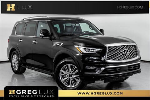 2023 Infiniti QX80 for sale at HGREG LUX EXCLUSIVE MOTORCARS in Pompano Beach FL