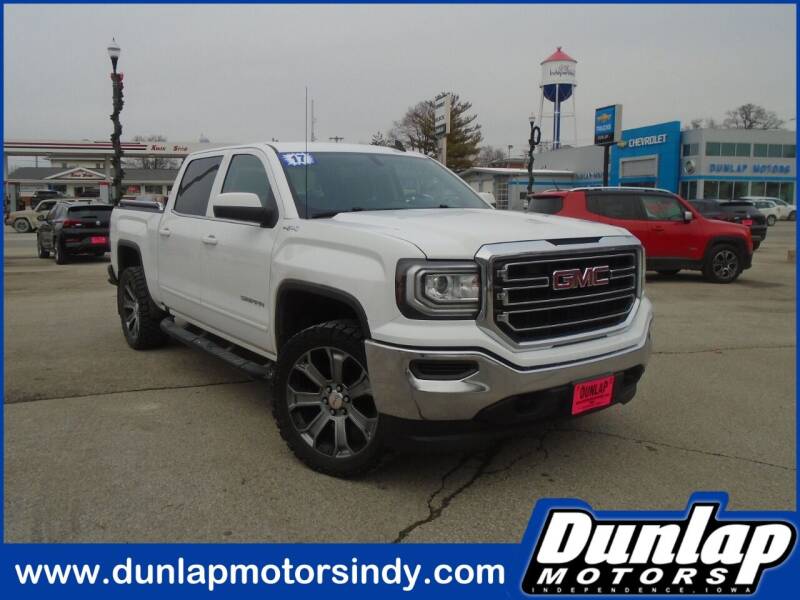 2017 GMC Sierra 1500 for sale at DUNLAP MOTORS INC in Independence IA