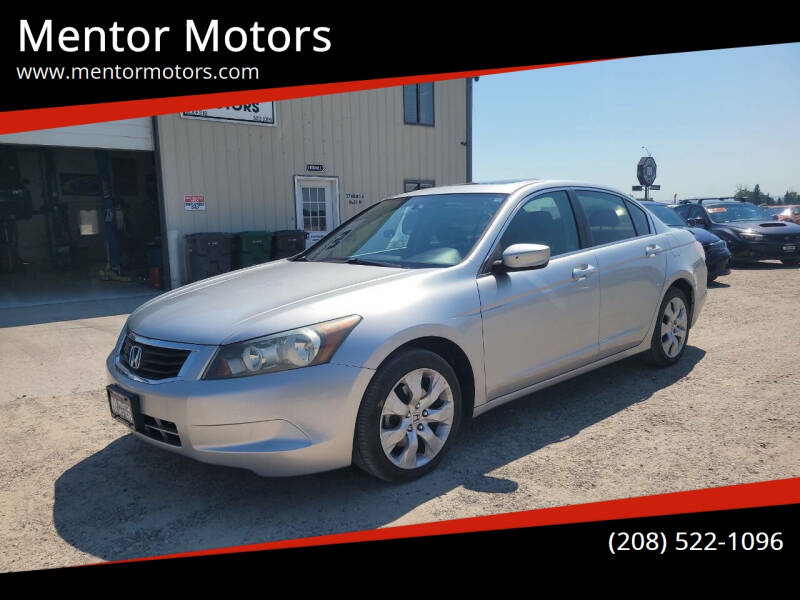 2008 Honda Accord for sale at Mentor Motors in Idaho Falls ID