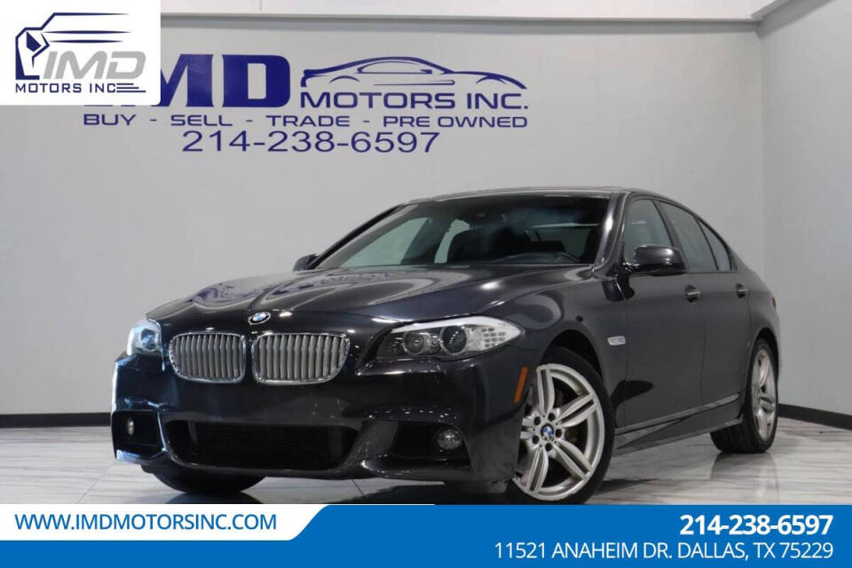 2011 BMW 5 Series for sale at IMD MOTORS, INC in Dallas, TX