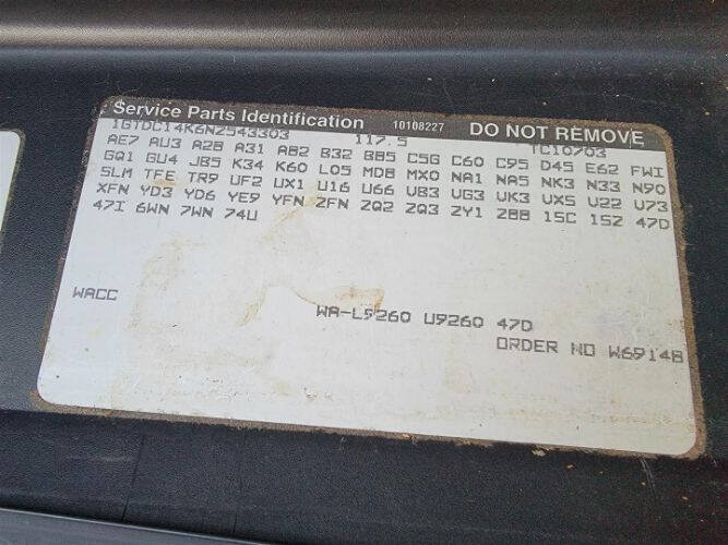 1992 GMC C/K 1500 Series