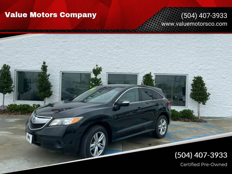 2013 Acura RDX for sale at Value Motors Company in Marrero LA