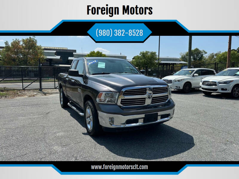 2015 RAM 1500 for sale at Foreign Motors in Kannapolis NC