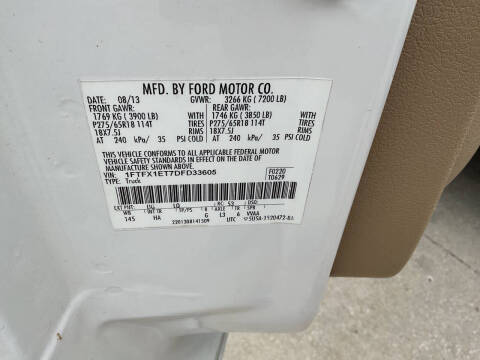 2013 Ford F-150 Lariat