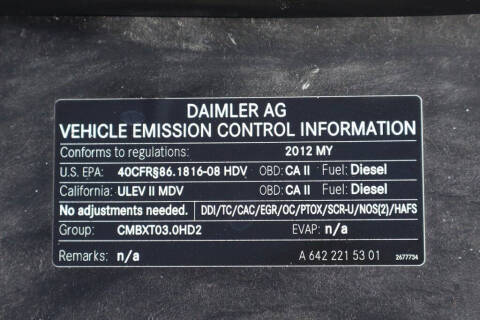 2012 Mercedes-Benz Sprinter 3500