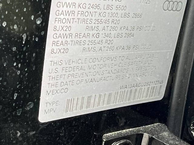 2025 Audi Q5 quattro Prestige TFSI