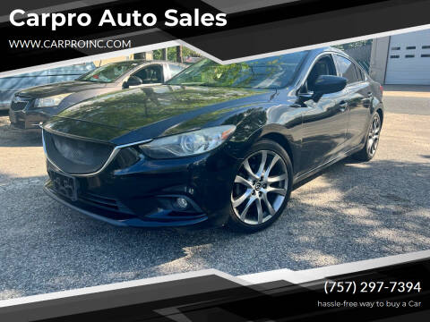 2014 Mazda MAZDA6 for sale at Carpro Auto Sales in Chesapeake VA
