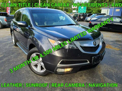 2013 Acura MDX for sale at Mass Motor Auto LLC in Millbury MA