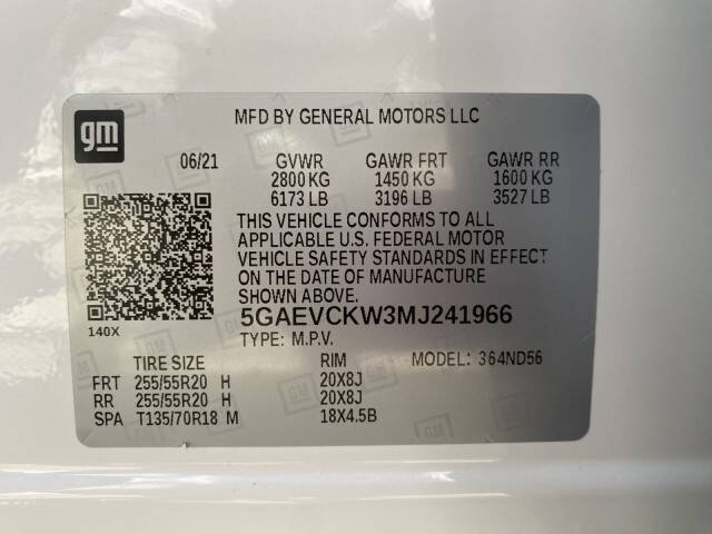 2021 Buick Enclave Avenir
