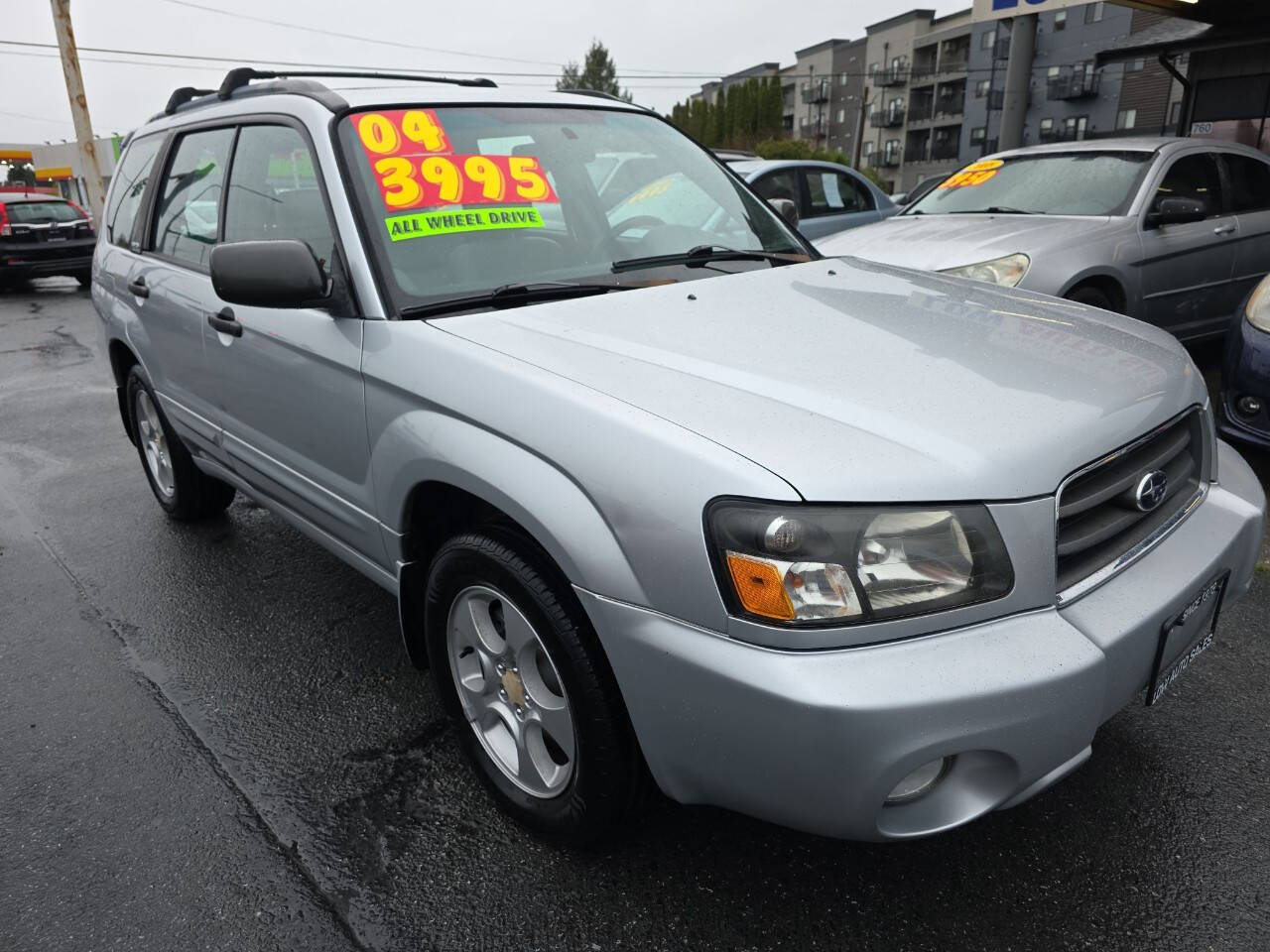 Silver 2004 Subaru Forester XS AWD XS 4dr Wagon 1
