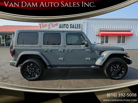 2022 Jeep Wrangler Unlimited for sale at Van Dam Auto Sales Inc. in Holland MI