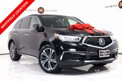 2019 Acura MDX for sale at INDY'S UNLIMITED MOTORS - UNLIMITED MOTORS in Westfield IN
