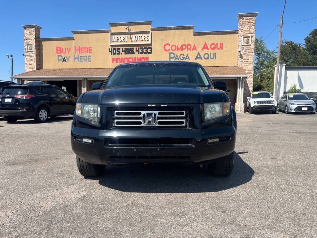 Black 2007 Honda Ridgeline RTL AWD RTL 4dr Crew Cab 2