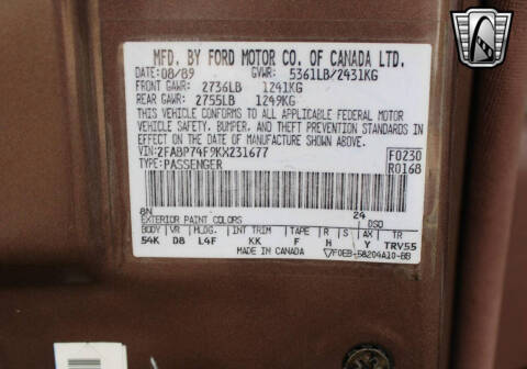 1989 Ford LTD Crown Victoria LX