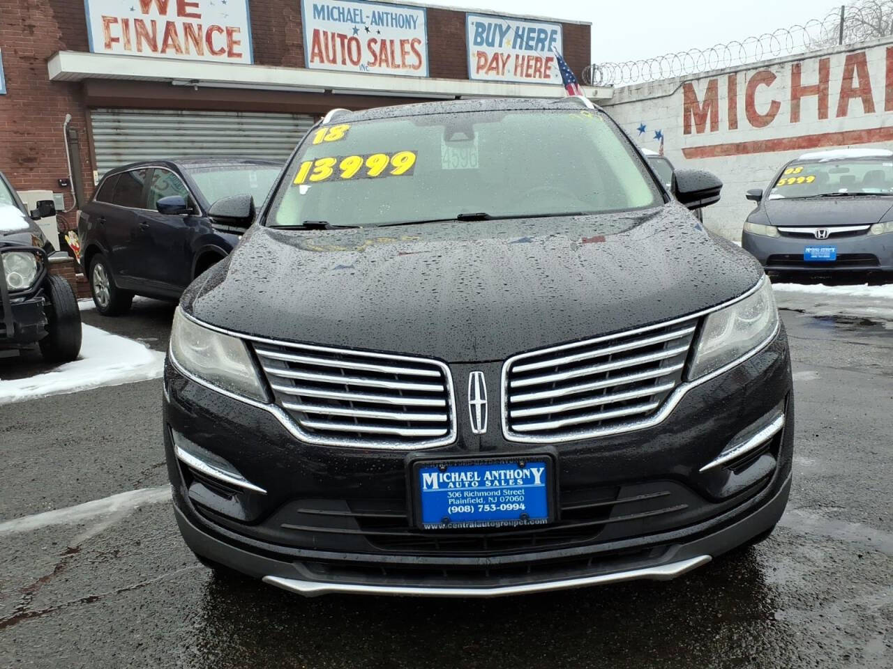 Black 2018 Lincoln MKC Reserve AWD Reserve 4dr SUV 2
