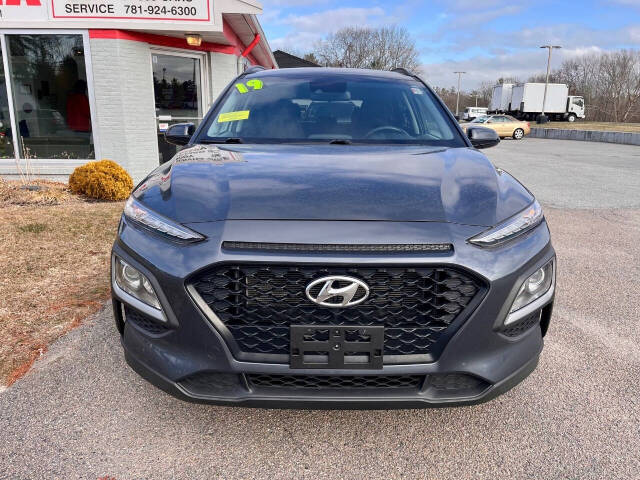 2019 Hyundai KONA for sale at Dave Delaney's Columbia Motors in Hanover, MA