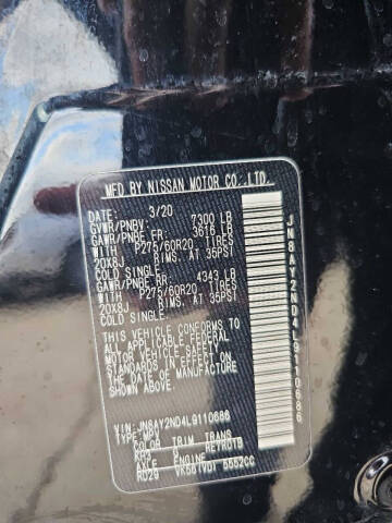 2020 Nissan Armada SV