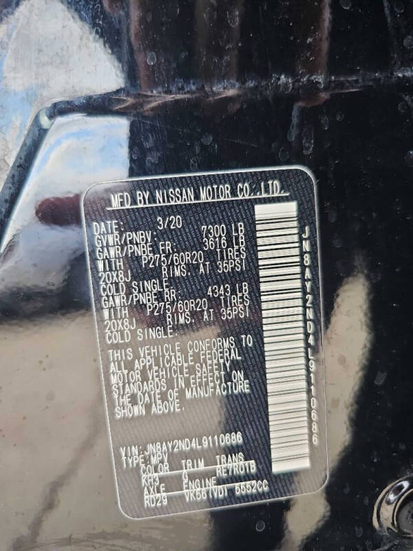 2020 Nissan Armada SV