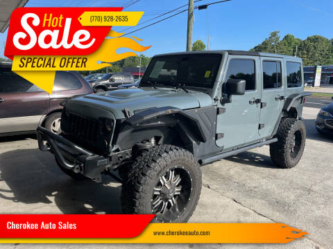 2014 Jeep Wrangler Unlimited for sale at Cherokee Auto Sales in Acworth GA
