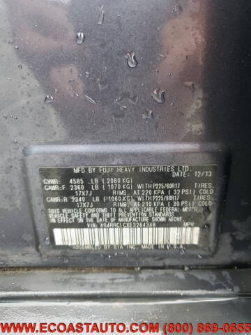 2014 Subaru Outback 2.5i Limited