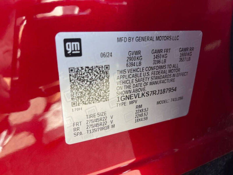 2024 Chevrolet Traverse RS