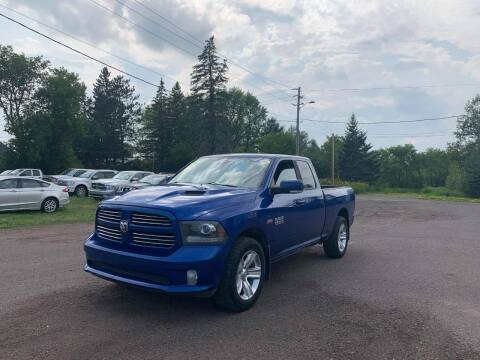 2015 RAM Ram Pickup 1500 for sale at WB Auto Sales LLC in Barnum MN