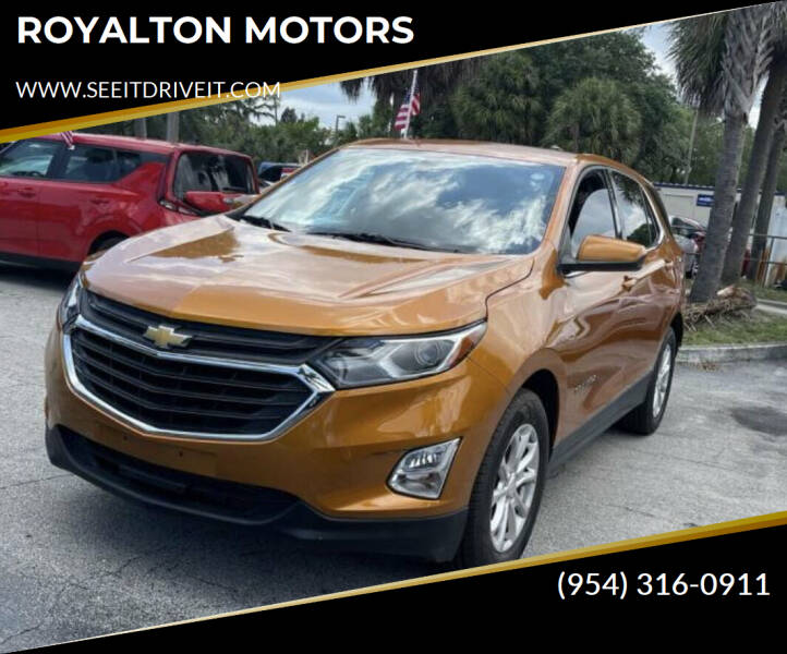 2018 Chevrolet Equinox for sale at ROYALTON MOTORS in Plantation FL