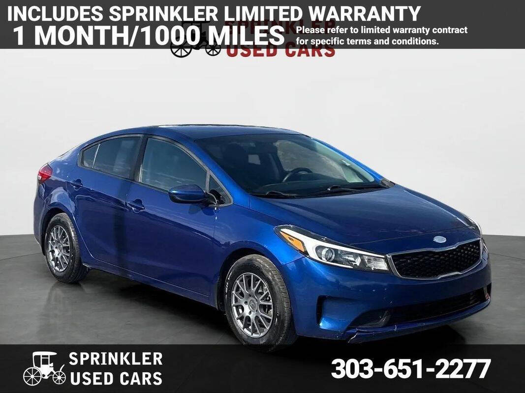 Blue 2017 Kia Forte LX LX 4dr Sedan 6A 1