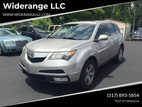 2011 Acura MDX for sale at Widerange LLC in Greenwood IN