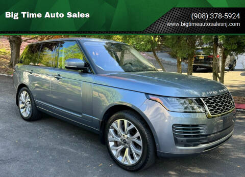 2019 Land Rover Range Rover for sale at Big Time Auto Sales in Vauxhall NJ