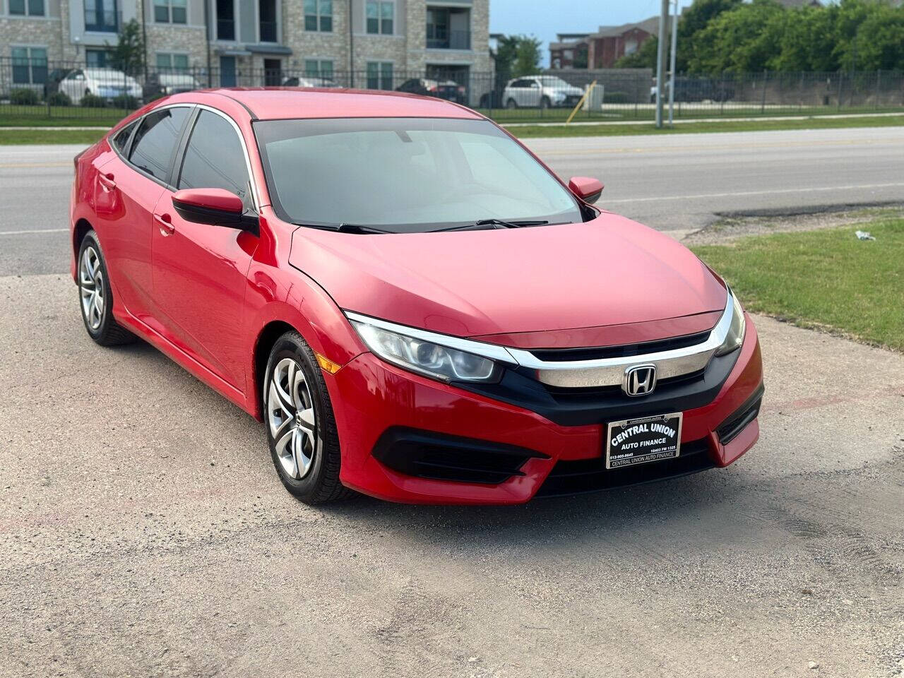 2017 Honda Civic for sale at Central Union Auto Finance LLC in Austin, TX