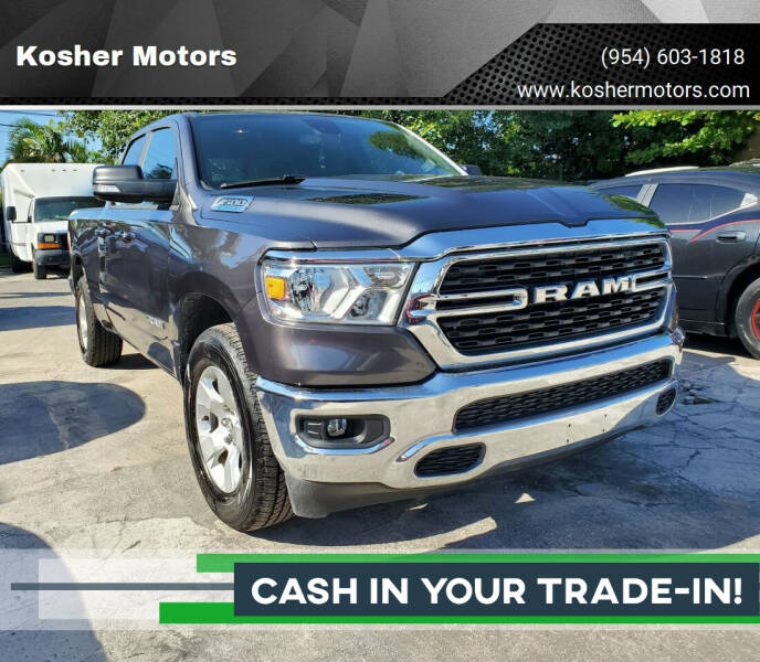 2022 RAM 1500 for sale at Kosher Motors in Hollywood FL