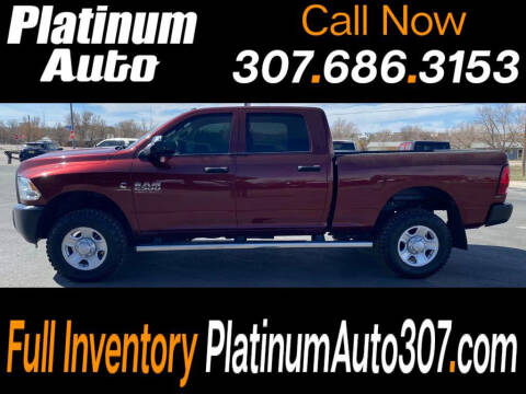 2017 RAM 2500 for sale at Platinum Auto in Gillette WY